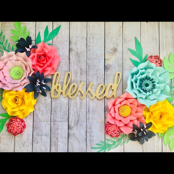 Paper Flower Nursery Set